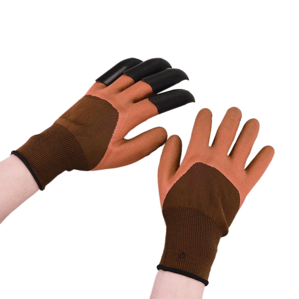 Clever Rubber Gloves With Claws For Planting and Digging Over Gardening Gadgets & Accessories