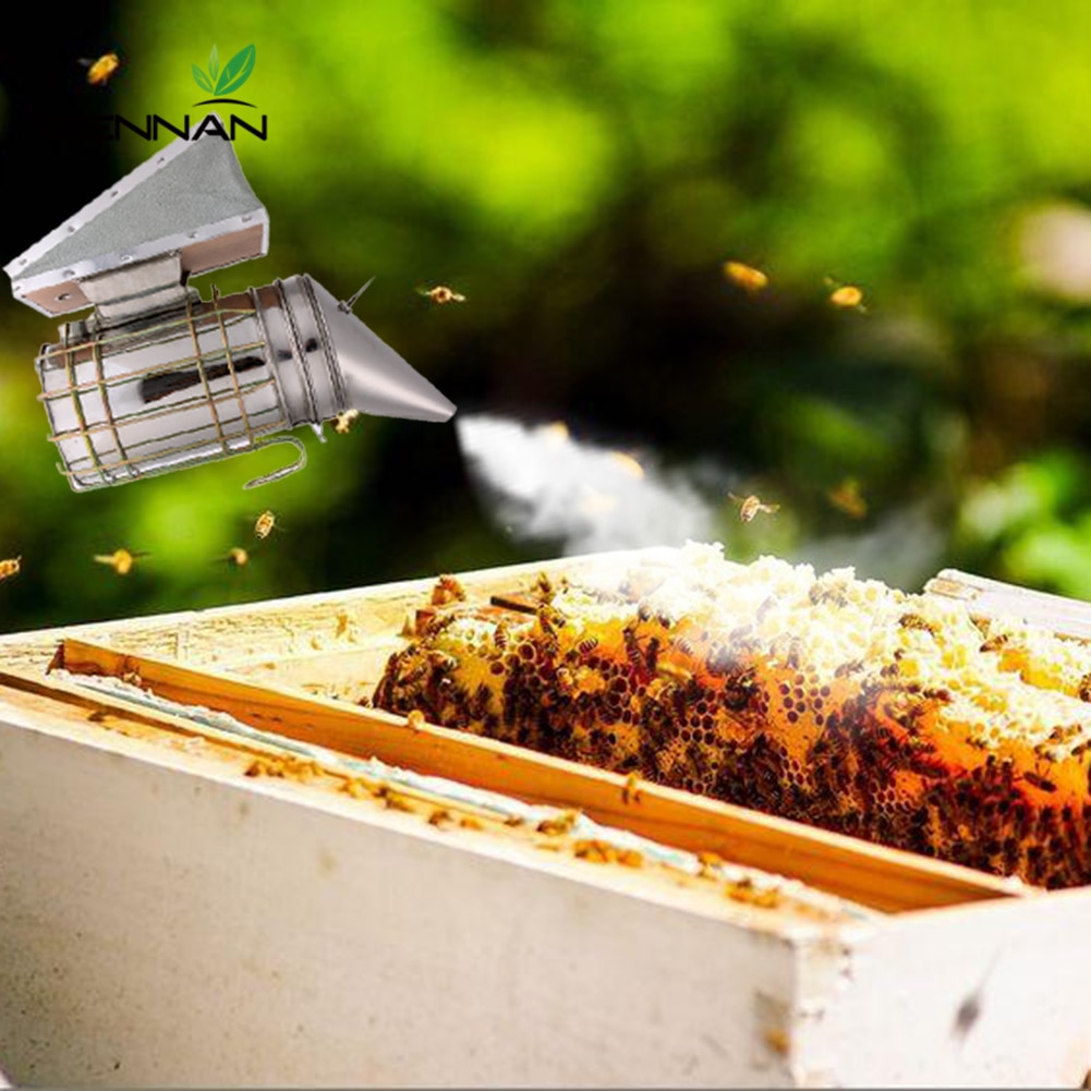 Galvanized Bee Hive Smoker Beekeeping Supplies & Equipment