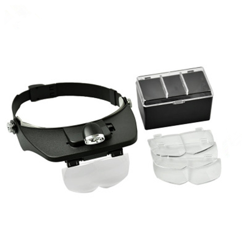 Led Double Lens Magnifier Head Set For Marking Bees Beekeeping Supplies & Equipment