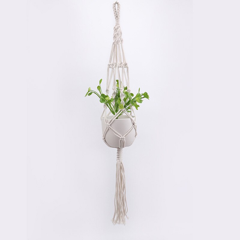 Flowerpot Hanging Net Basket Milky Way Garden