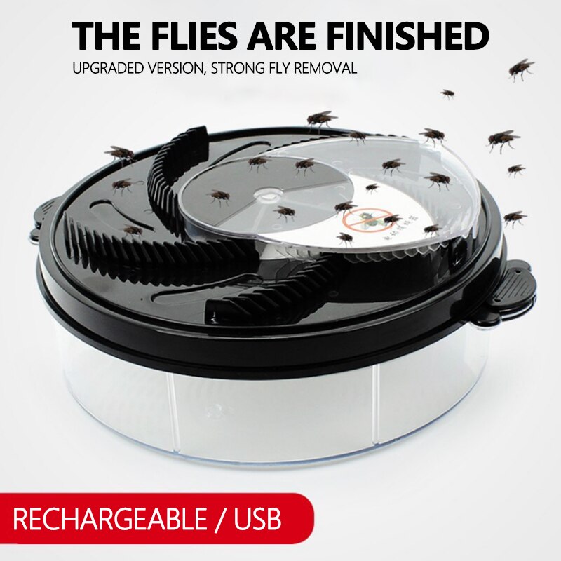 USB Rechargeable Automatic Flycatcher Device Insect / Pest Repellents & Equipment